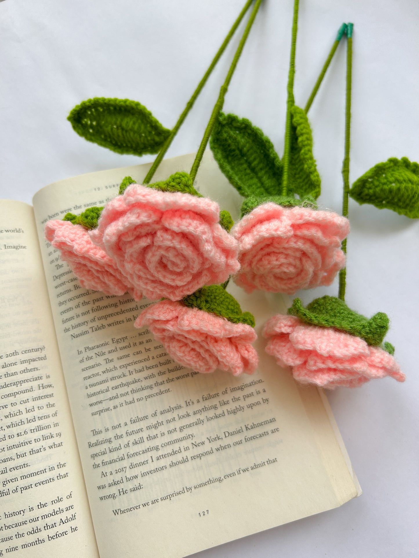 Crochet Rose - Pink
