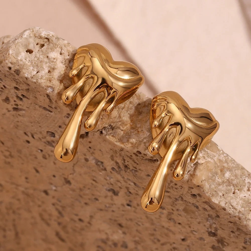Melting Heart Earring