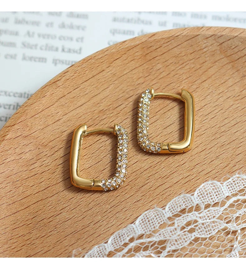 Studded Nova Hoop Earrings