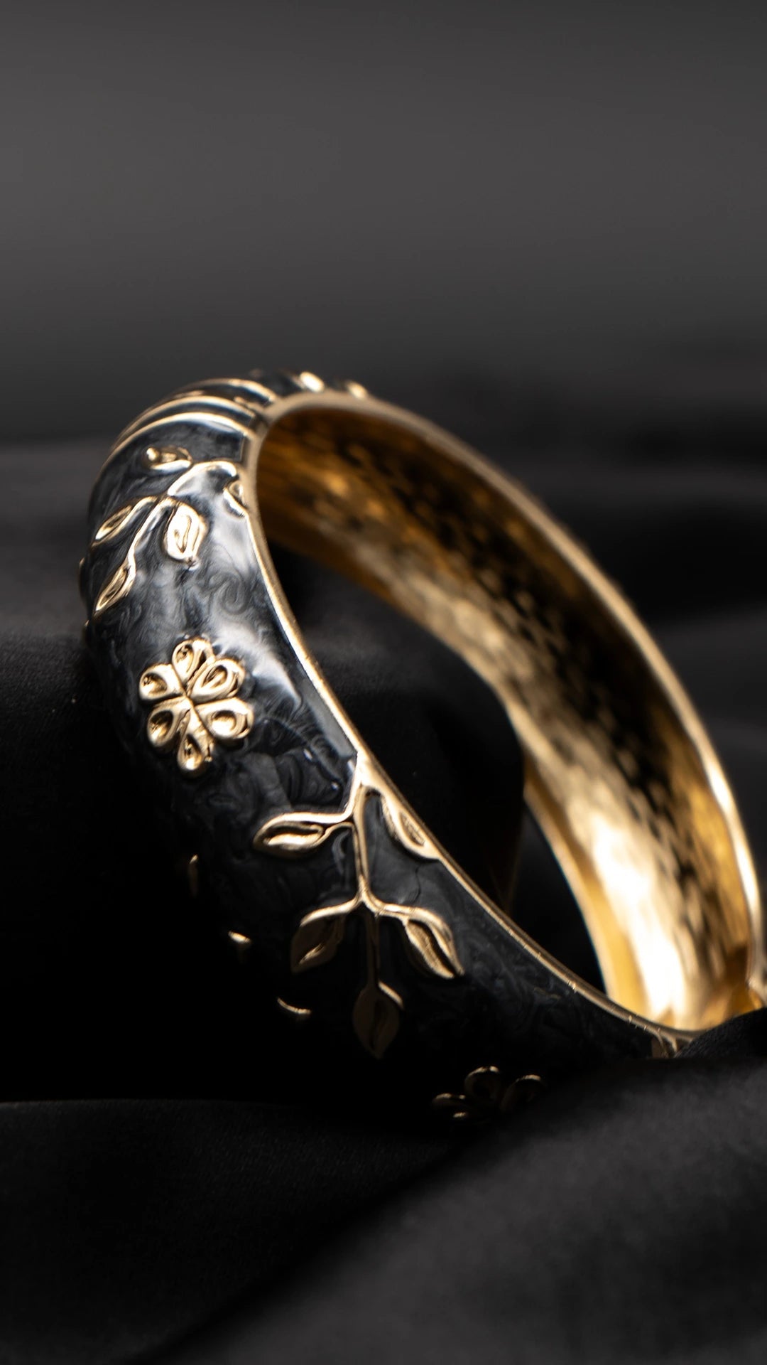 Noir Rose Cuff