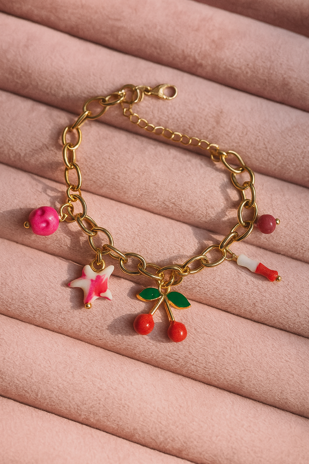 Cherry Charm Bracelet