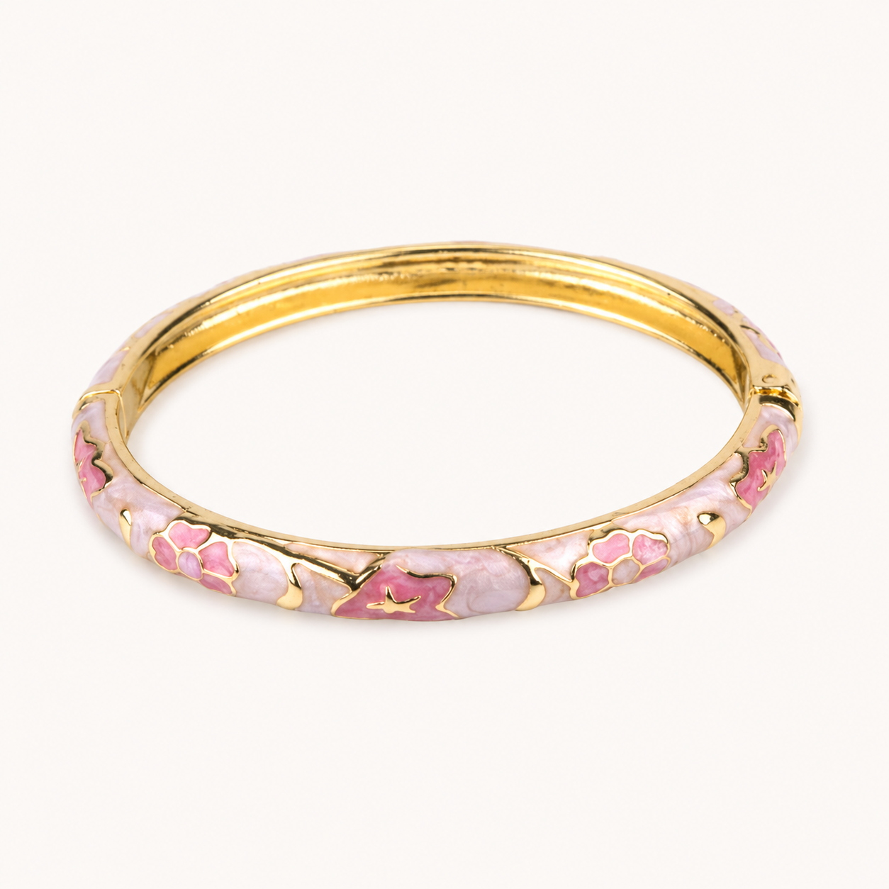 Lilac floral Bangle