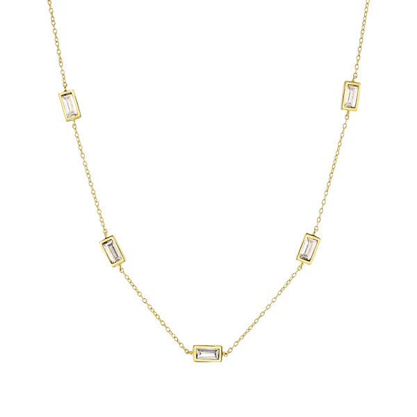 Baguette Necklace