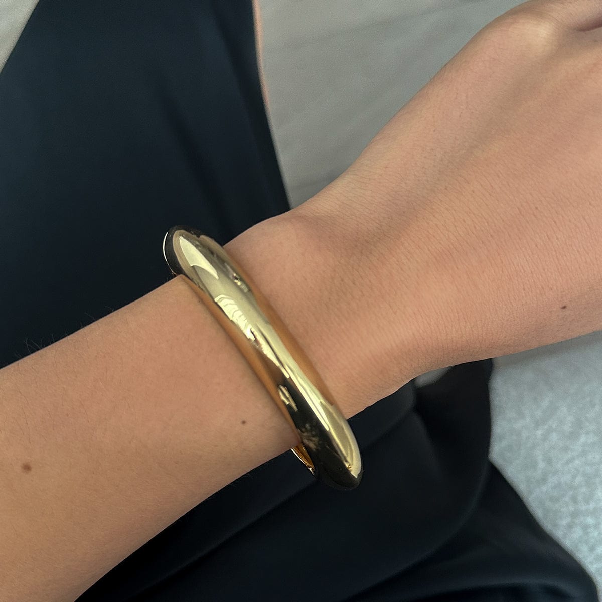 Gold Tunnel Bracelet