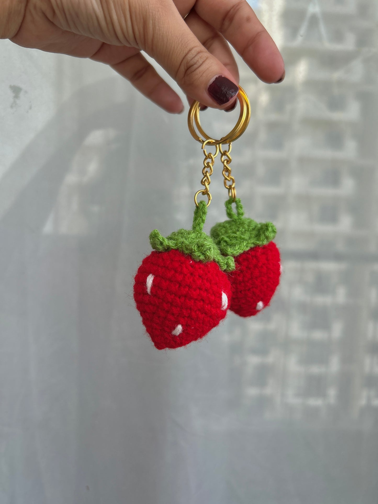 Strawberry Keychain