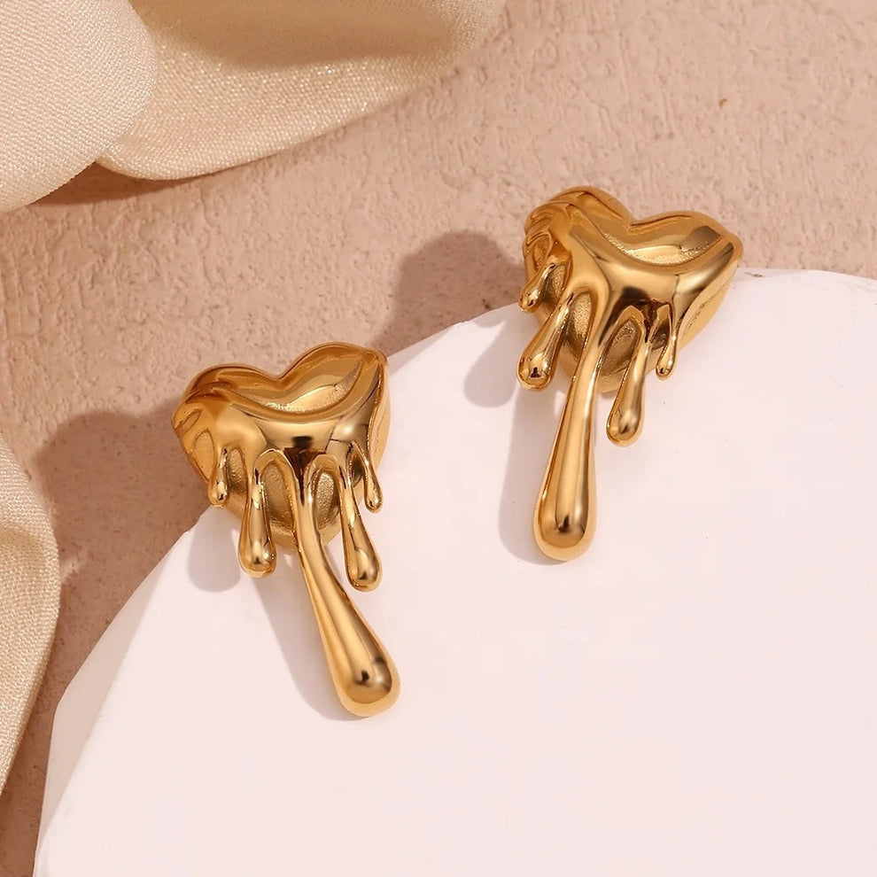 Melting Heart Earring