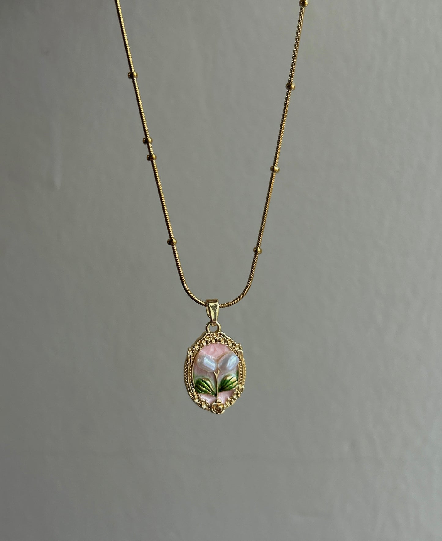 Pearl Petals Necklace