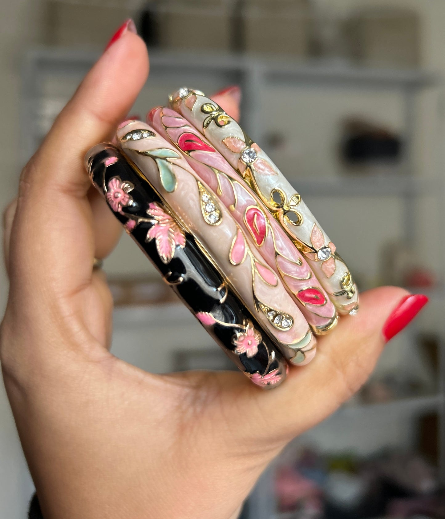 Midnight Blush Royale Stack (Set of 4)