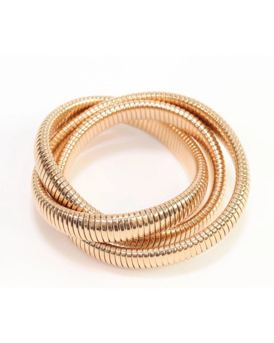 Triple Coil Bracelet