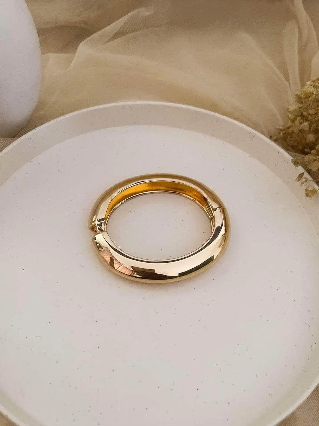 Gold Tunnel Bracelet