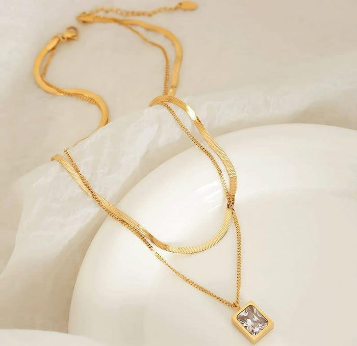 Luna Dual Chain Necklace