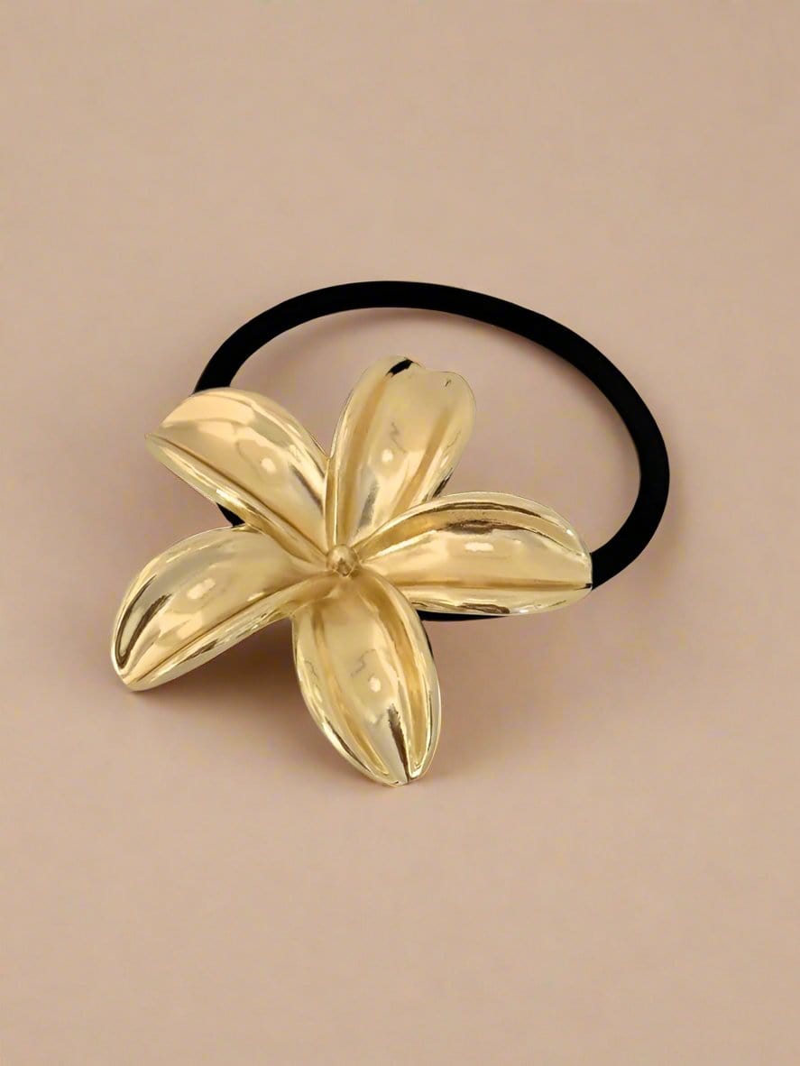 Daisy gold plated pony cuff