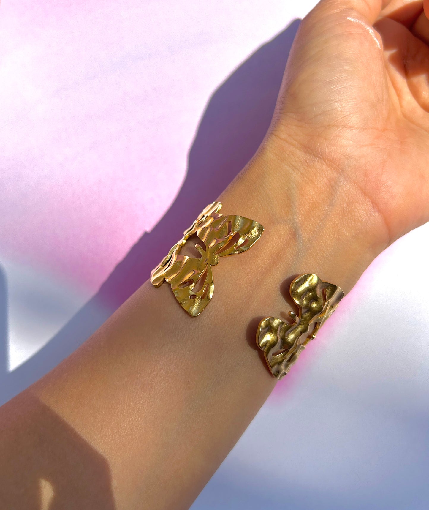 Butterfly Adjustment Cuff Bracelet