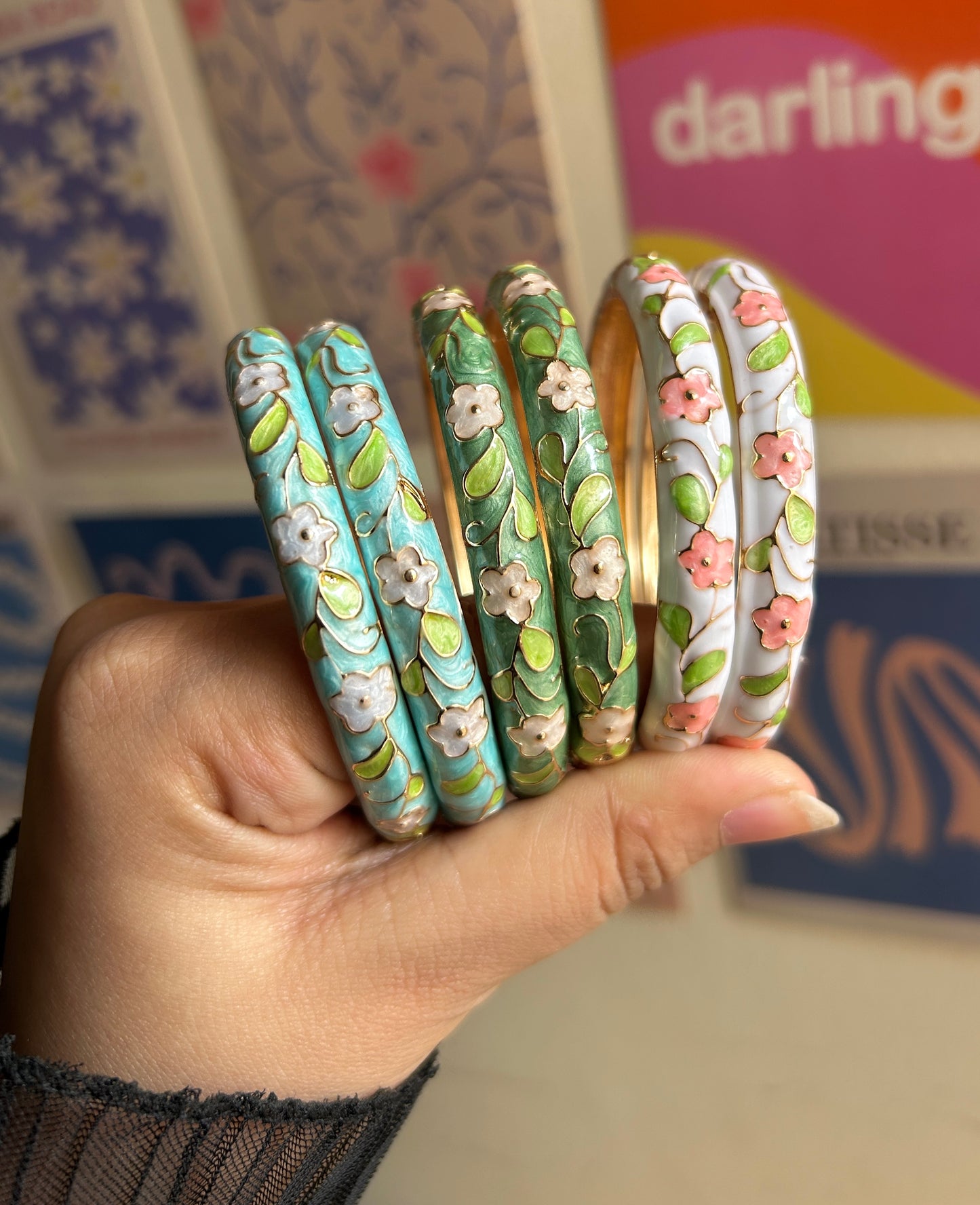 Soft girl Garden Bangles (Each Bangle)