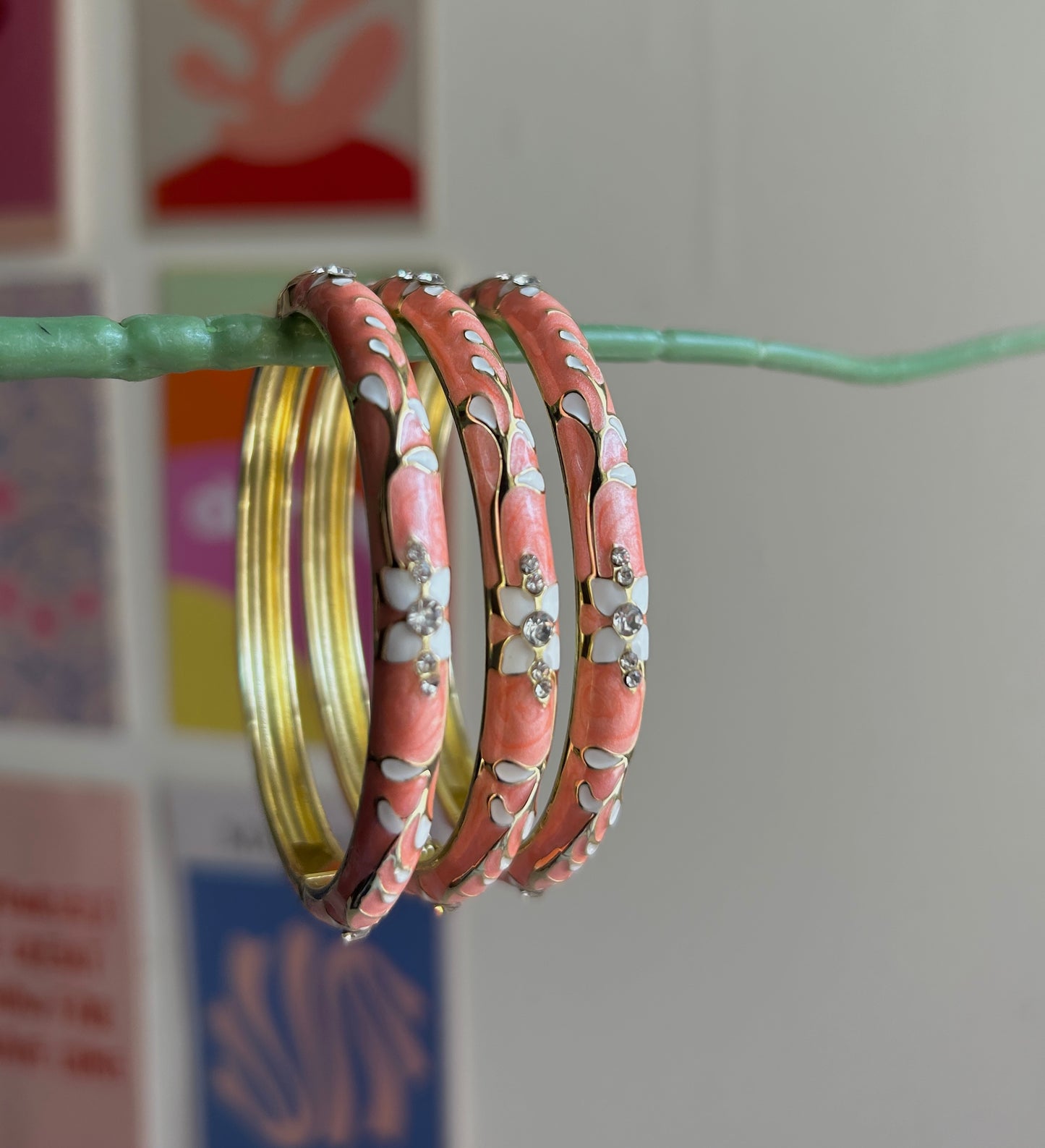 Peach Vintage Bangle (each bangle)
