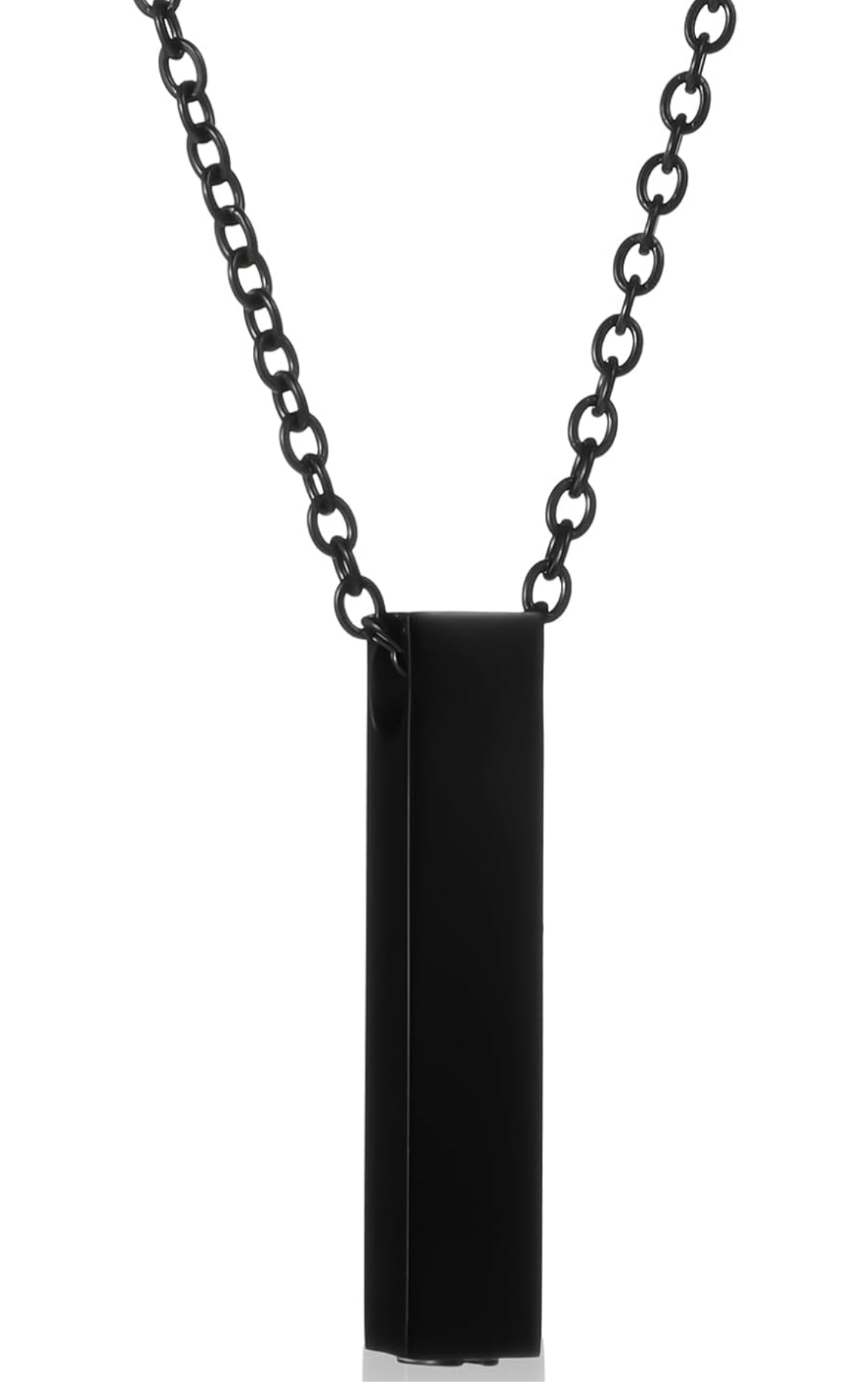 Matte Black Chain Rectangular