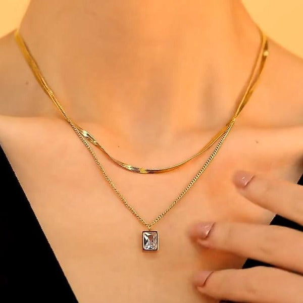 Luna Dual Chain Necklace