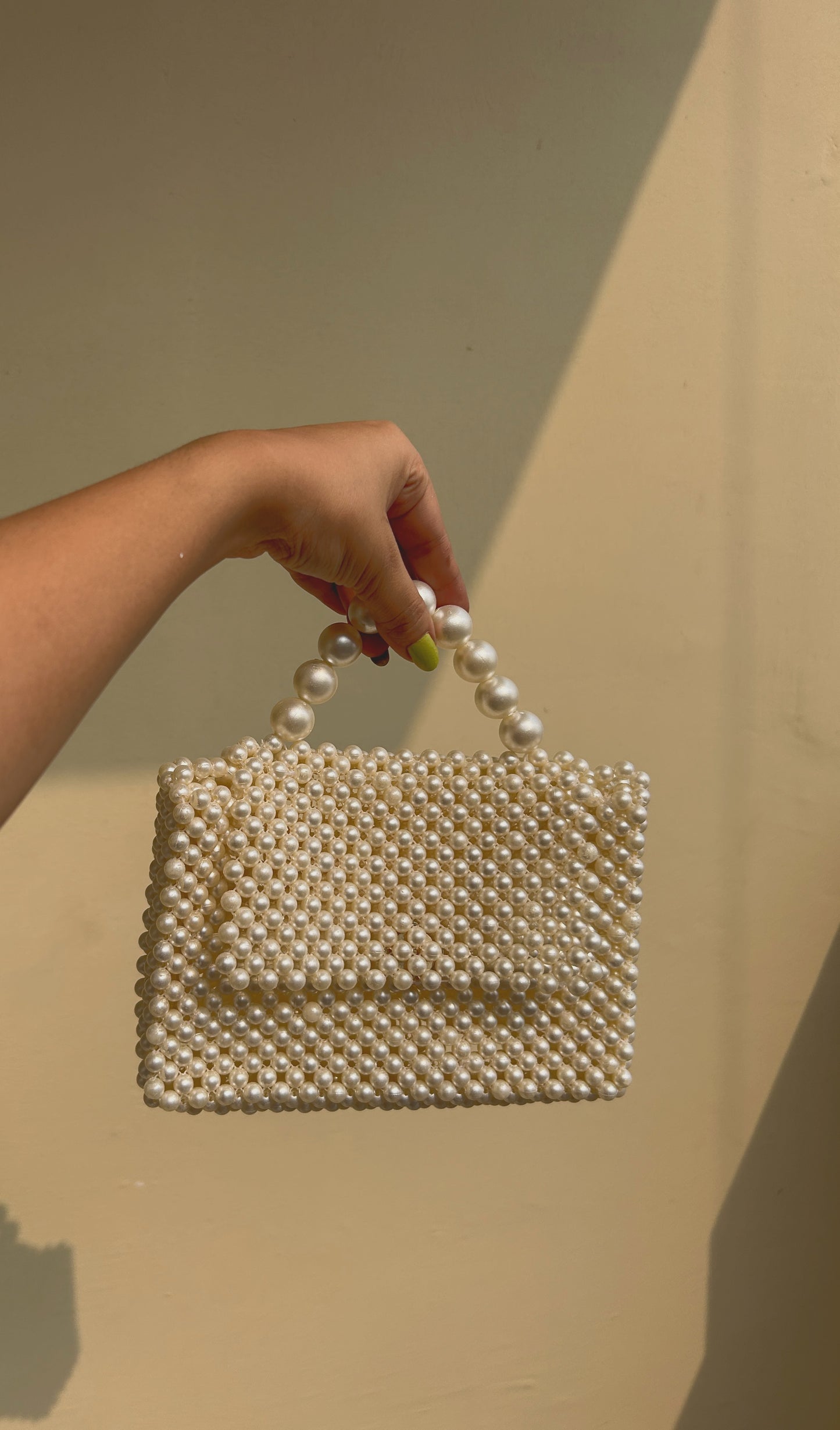 Pearl Crossbody Beaded Bag