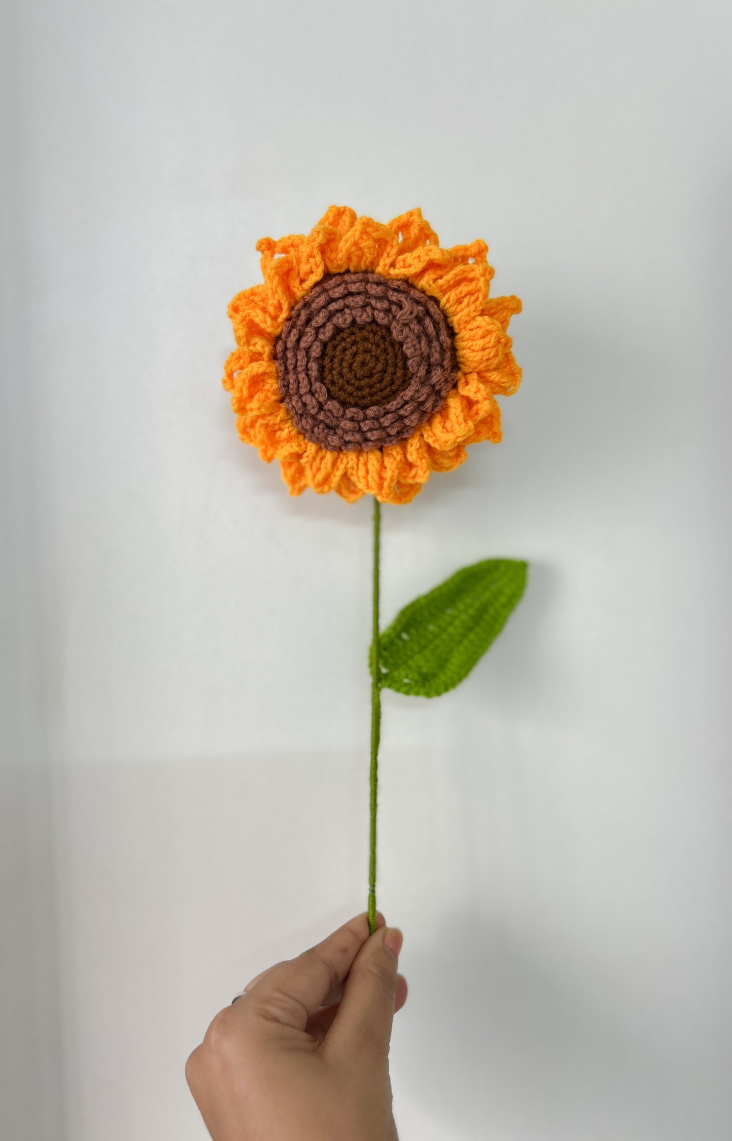 Realistic Crochet Sunflower