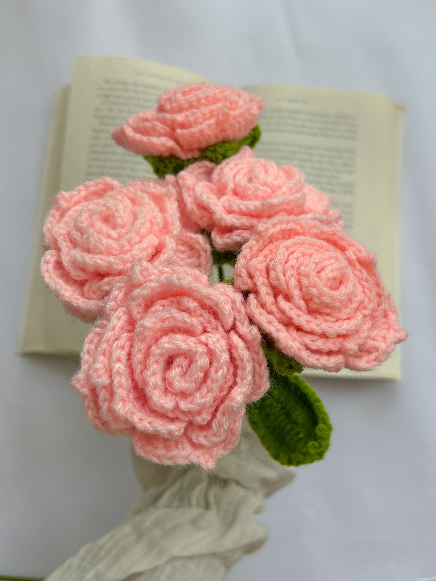 Crochet Rose - Pink