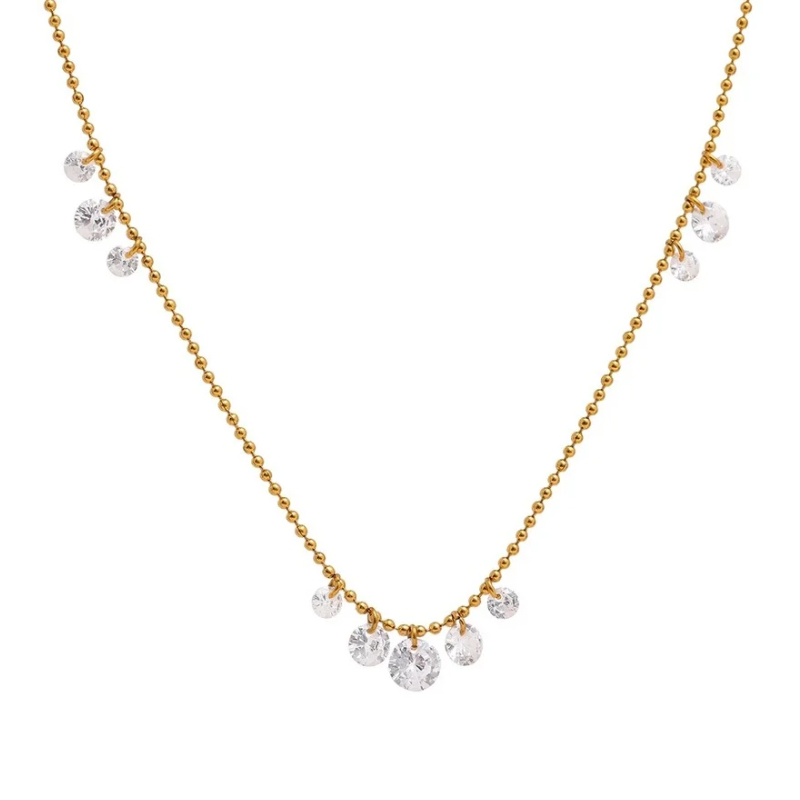 Crystal Dangle Necklace