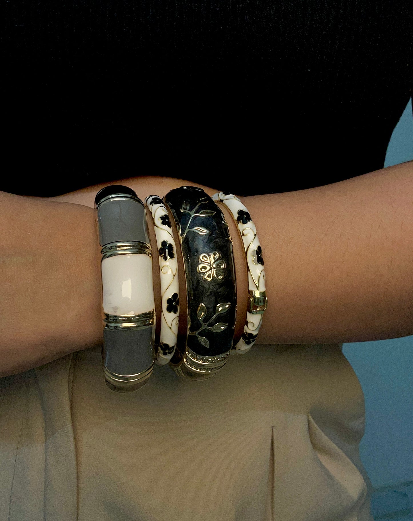 Botanical Noir Stack (Set of 3)