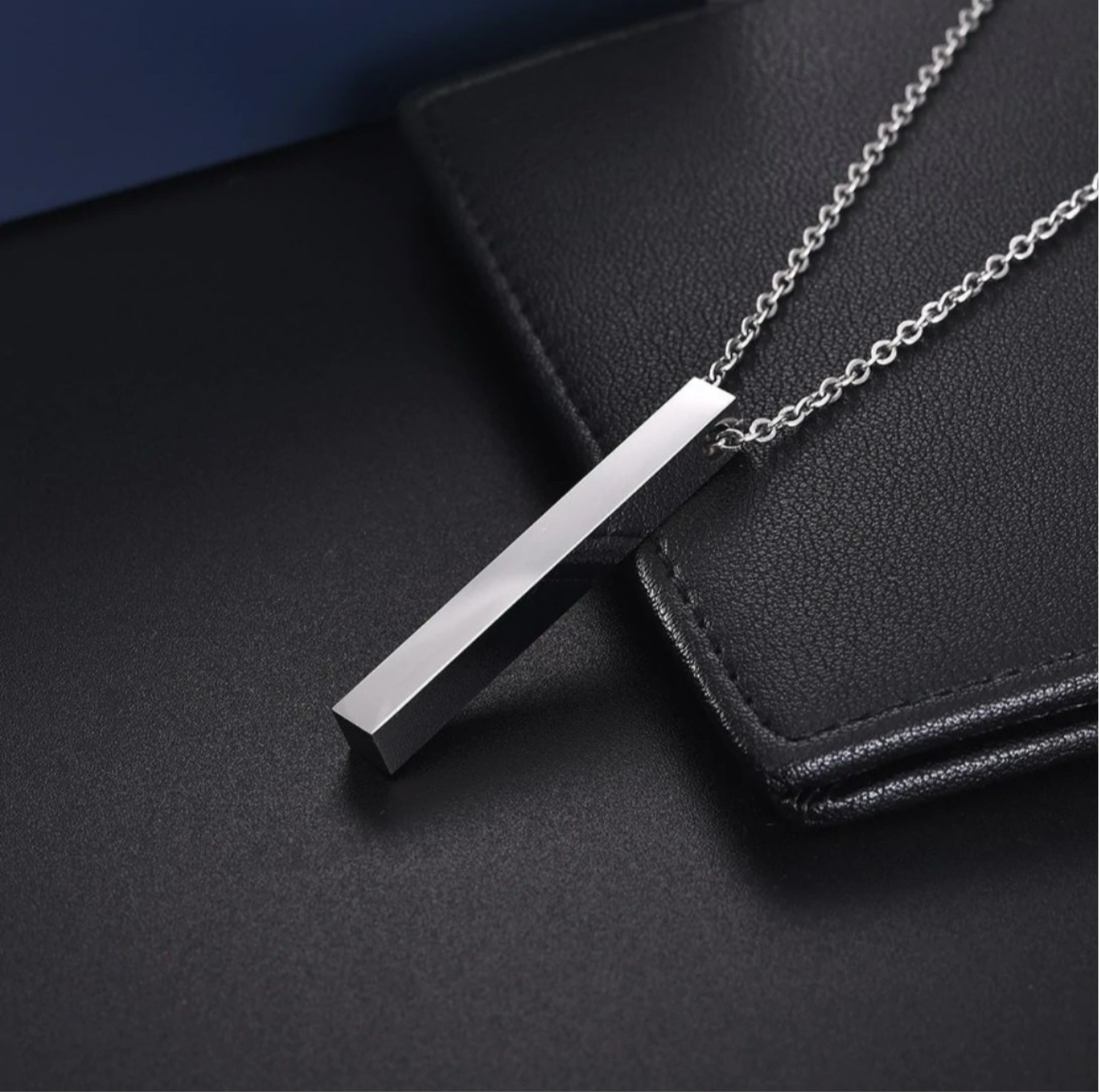 Men’s 3D Bar Pendant