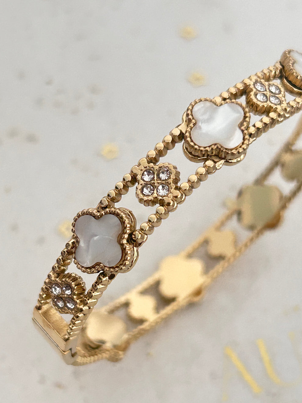 Clover Studded Bracelet