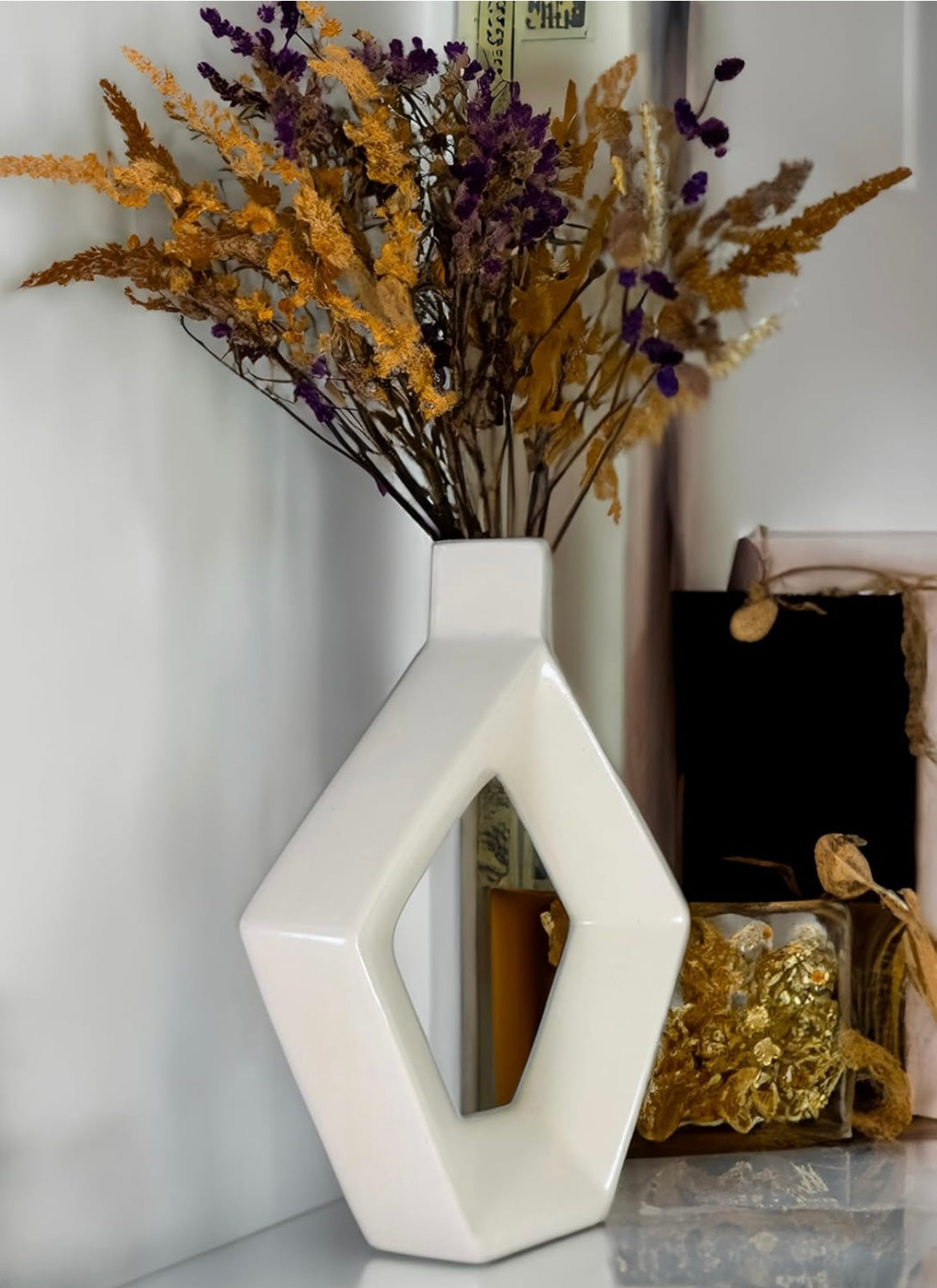 Diamond Ceramic Vase