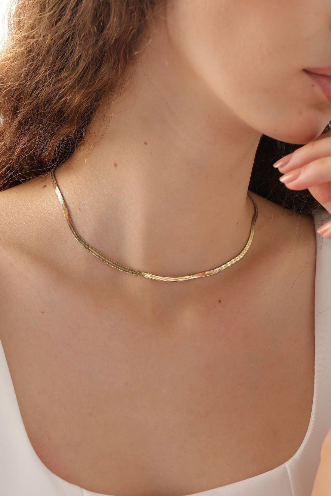 Serena Snake Chain Necklace