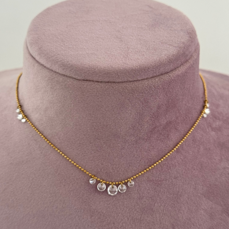 Crystal Dangle Necklace