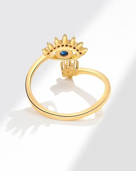 Luxe Evil Eve Ring