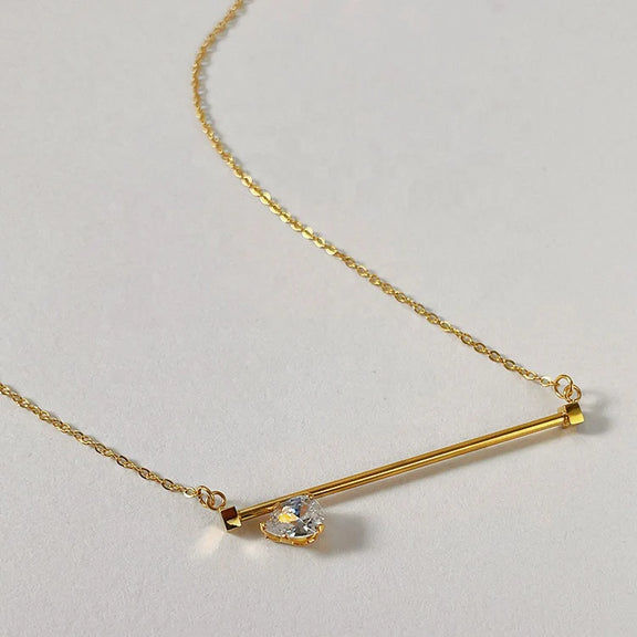 Teesha - Bar stone Necklace