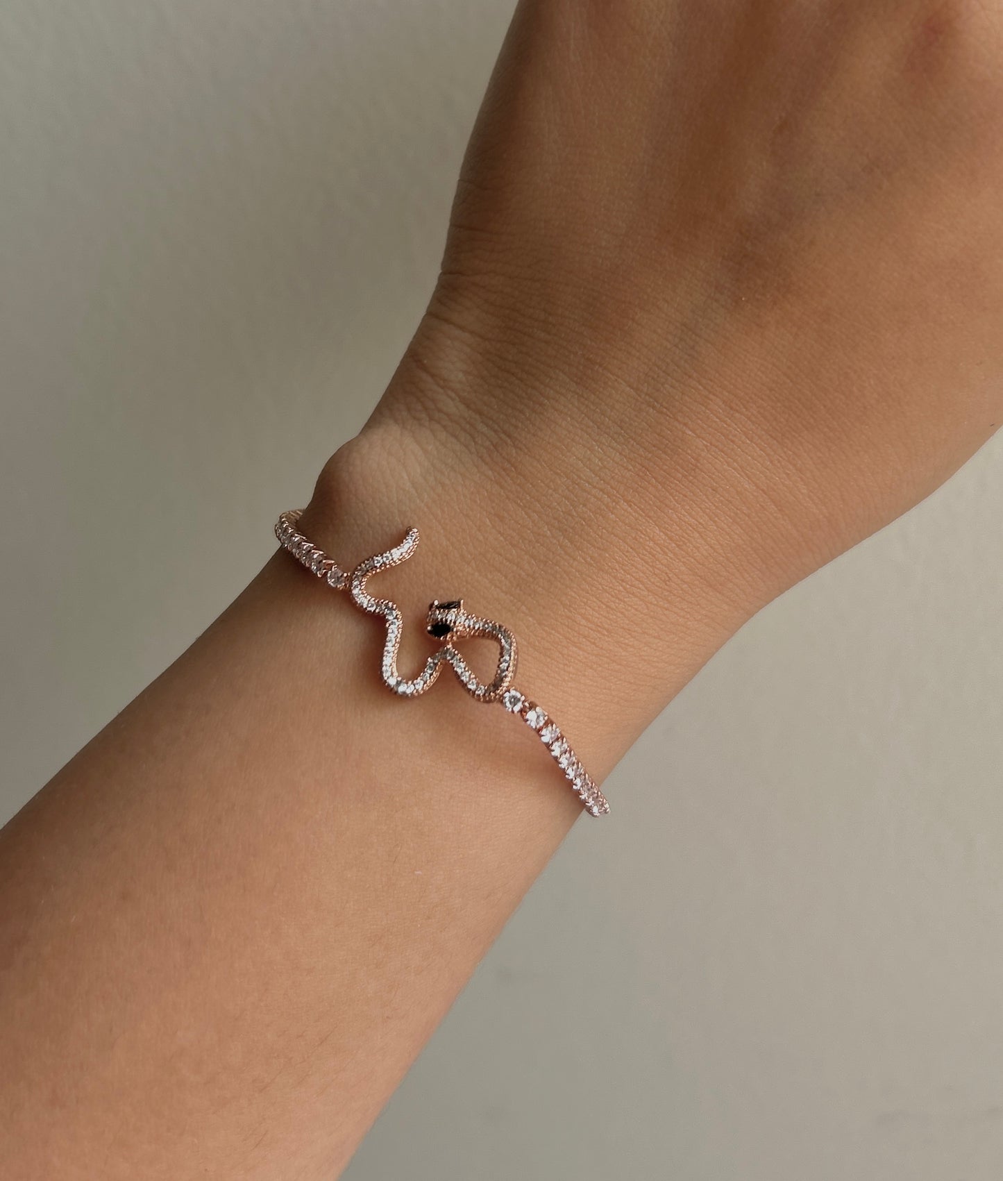 Snake Tennis Bracelet