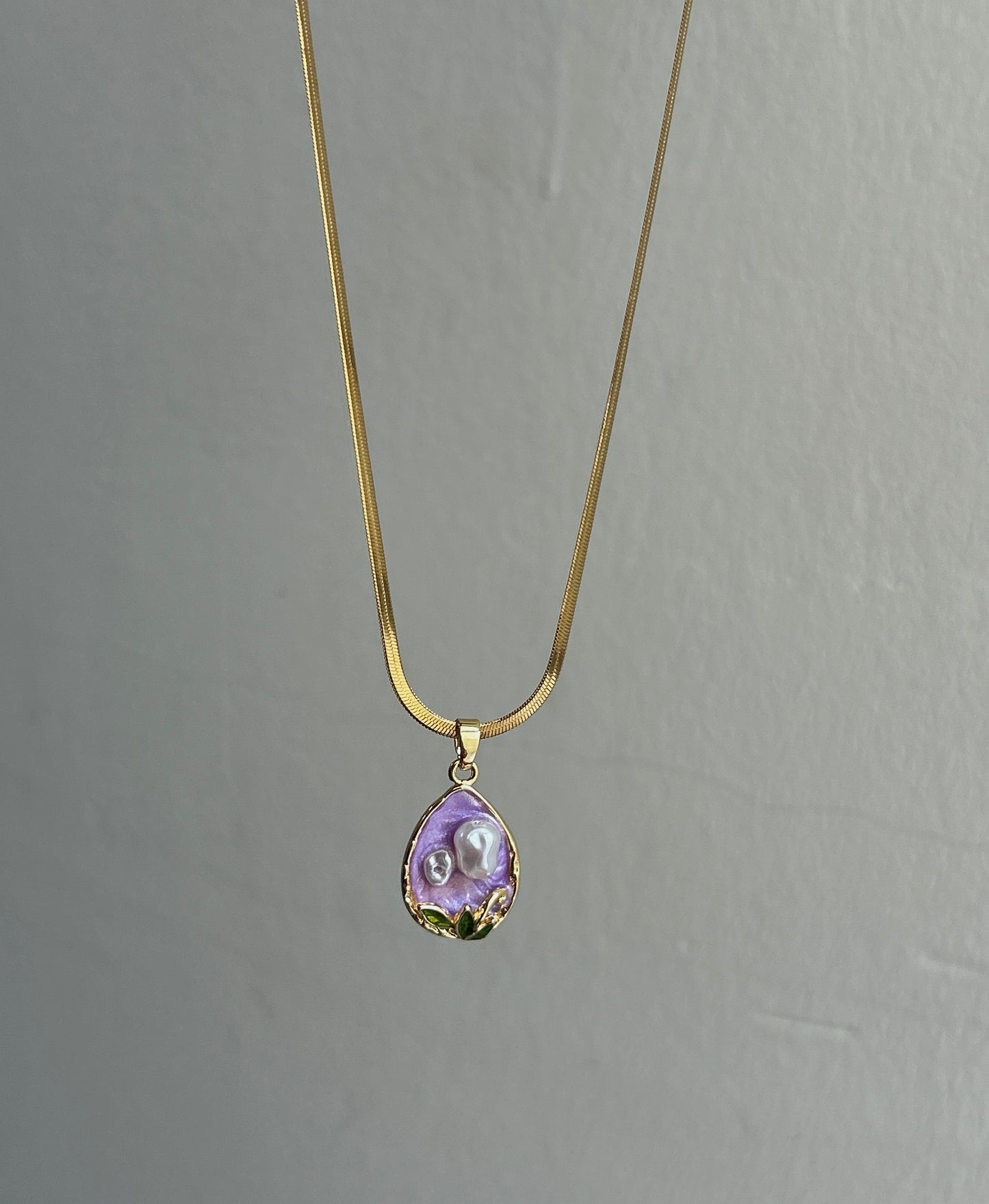 Lavender Lustre Necklace
