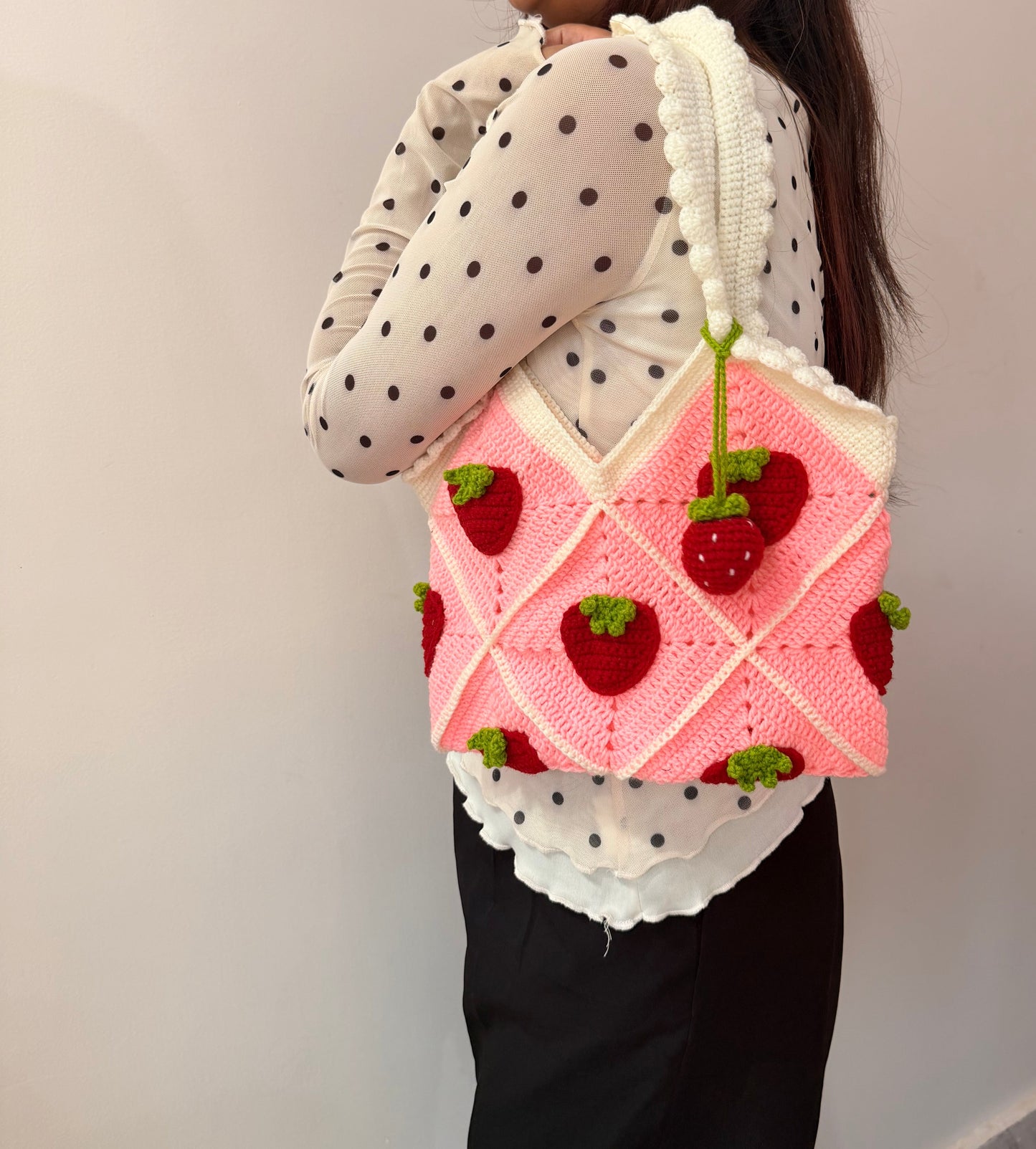 Berry Sweet Crochet Bag 🍓