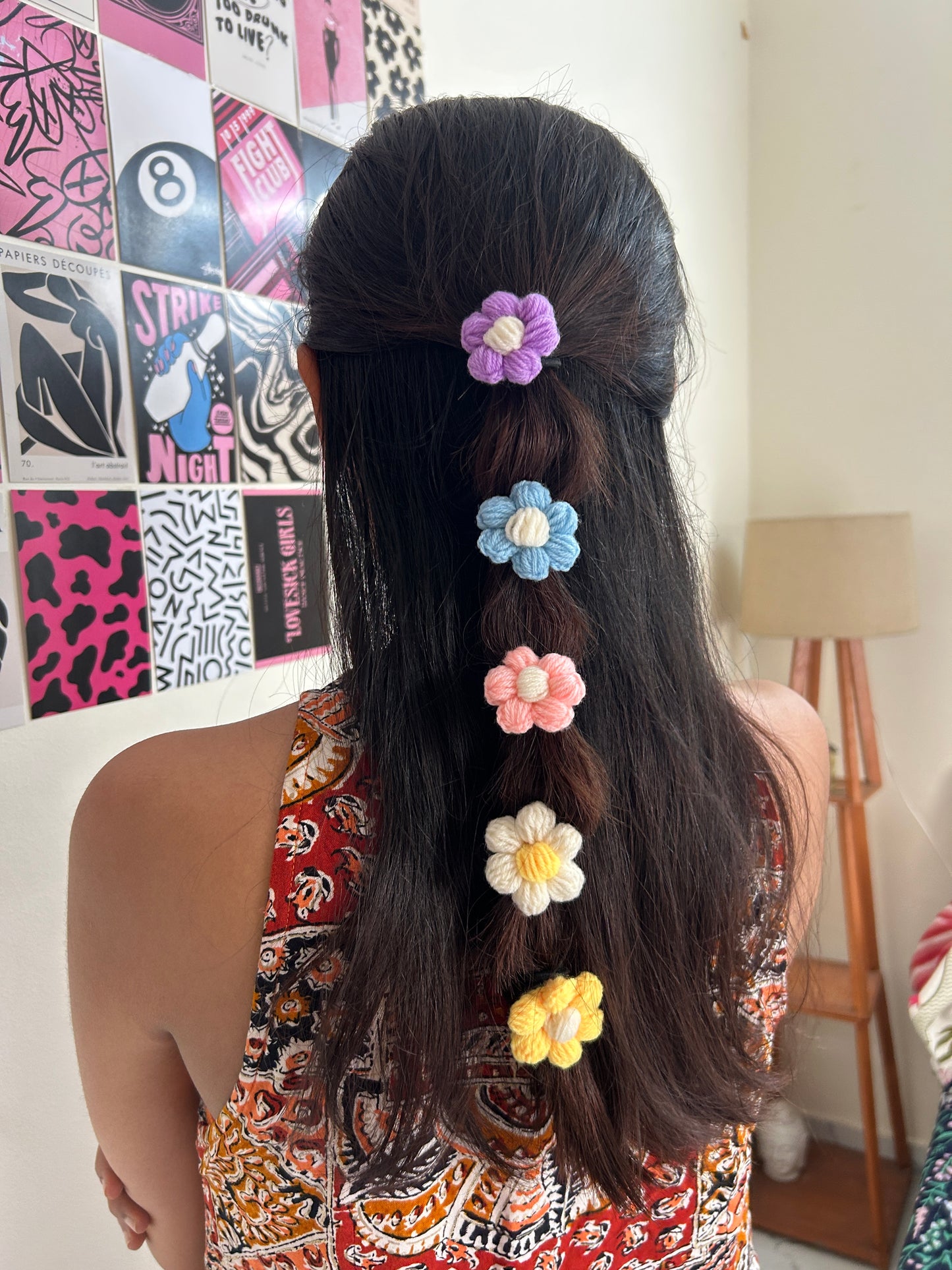 Bubble Daisy Hair Tie ( Pack of 1 )