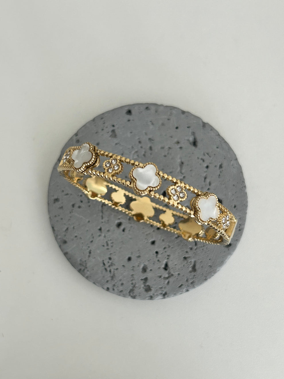 Clover Studded Bracelet