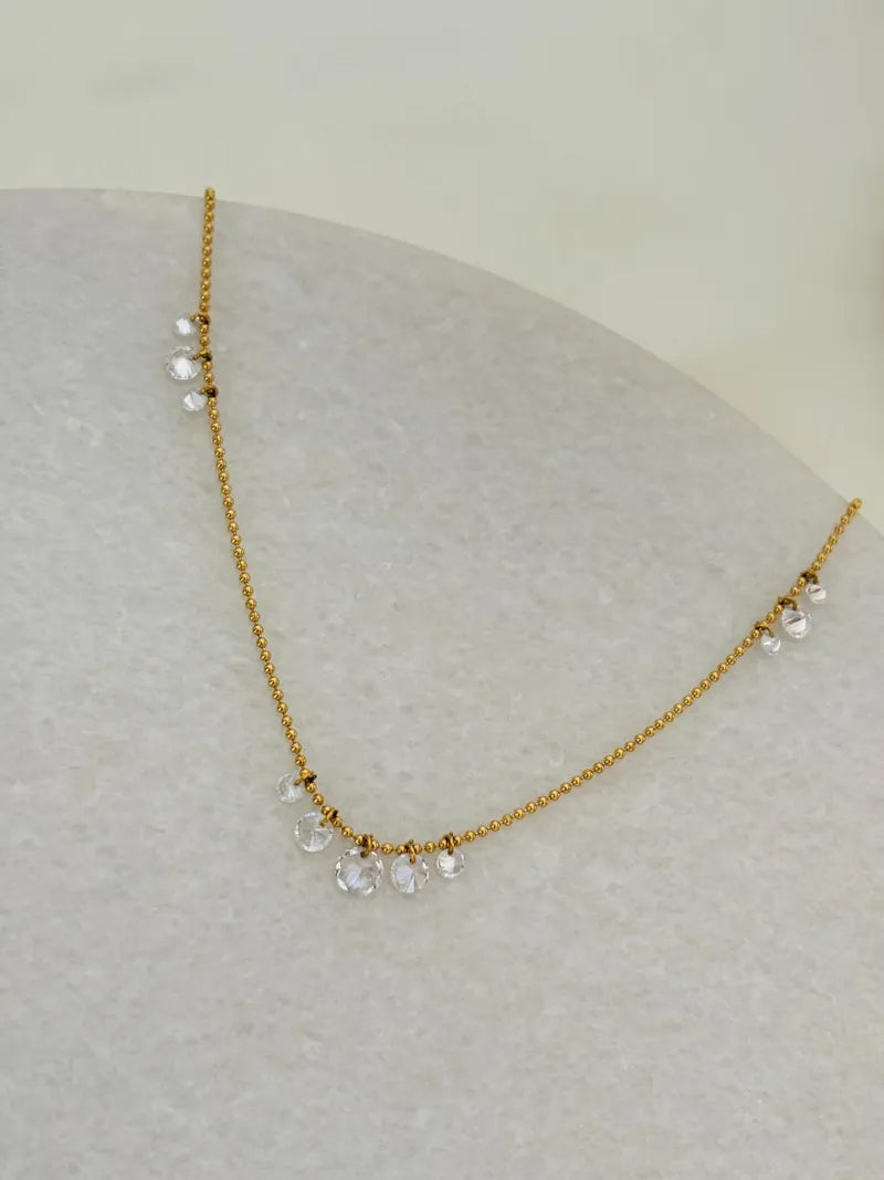 Crystal Dangle Necklace