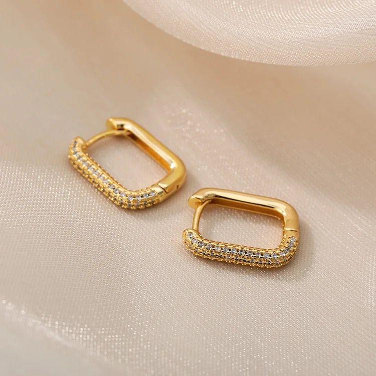 Studded Nova Hoop Earrings