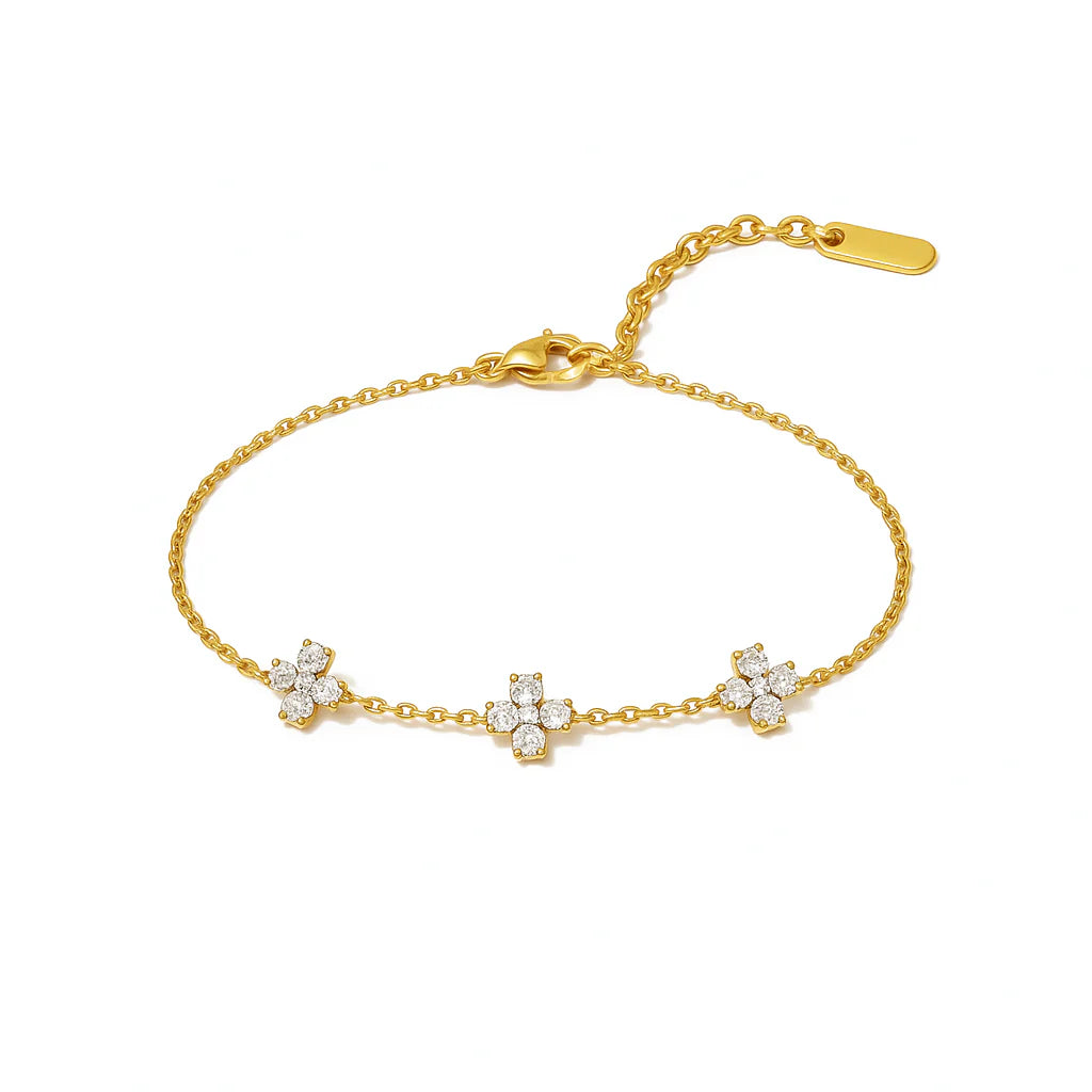 Luxe Petal Chain Bracelet