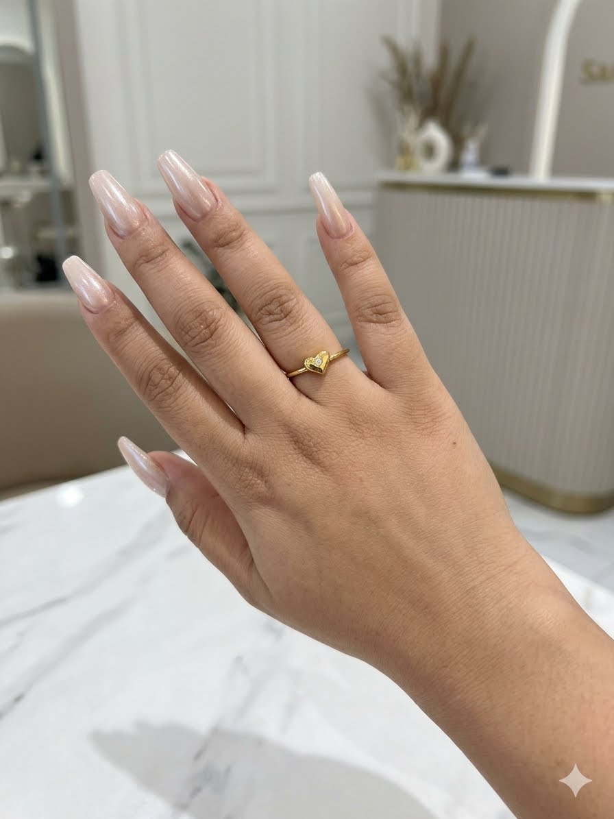 Lumina Heart Ring (Adjustable)