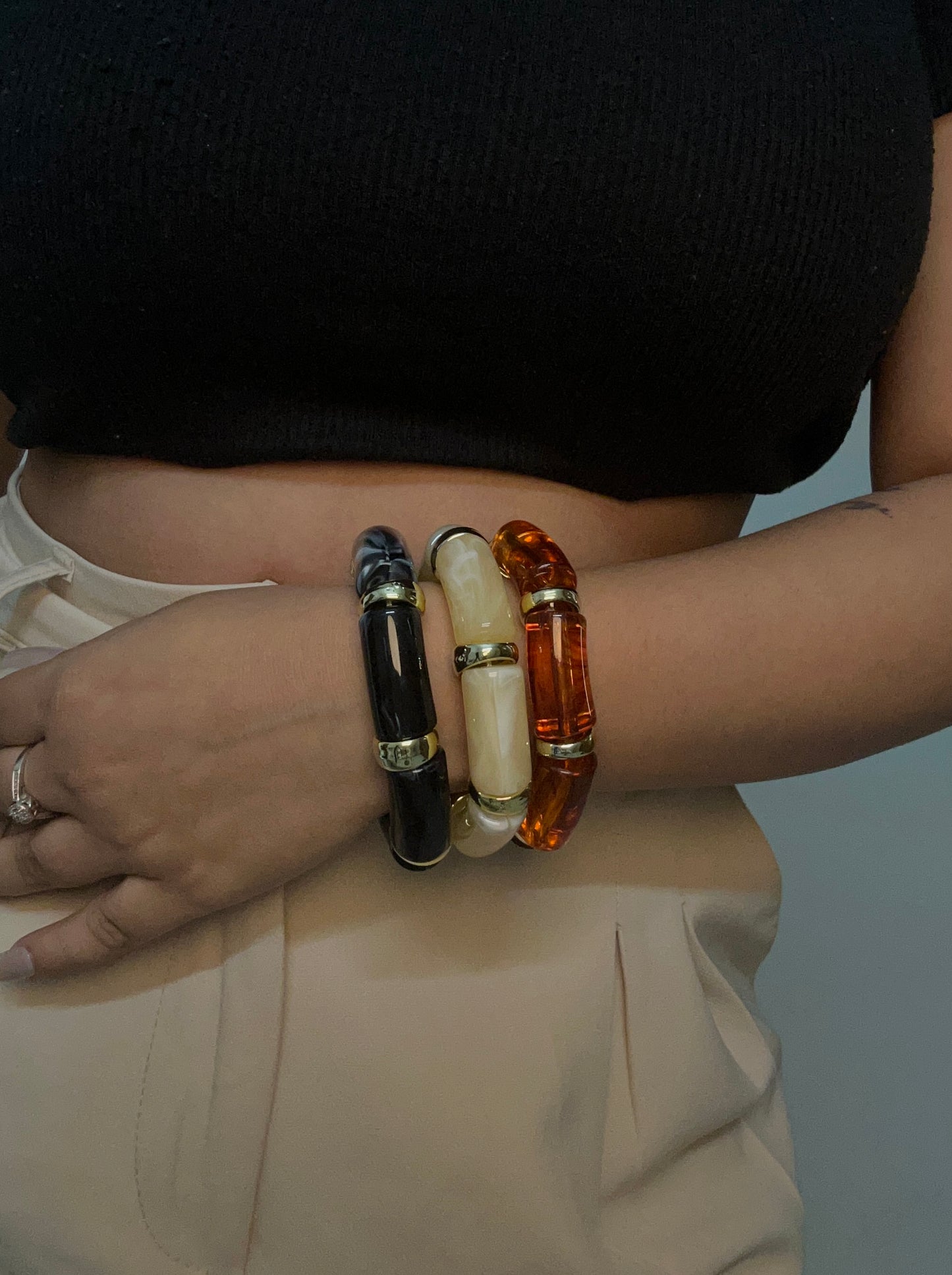 Mocha Marble stack