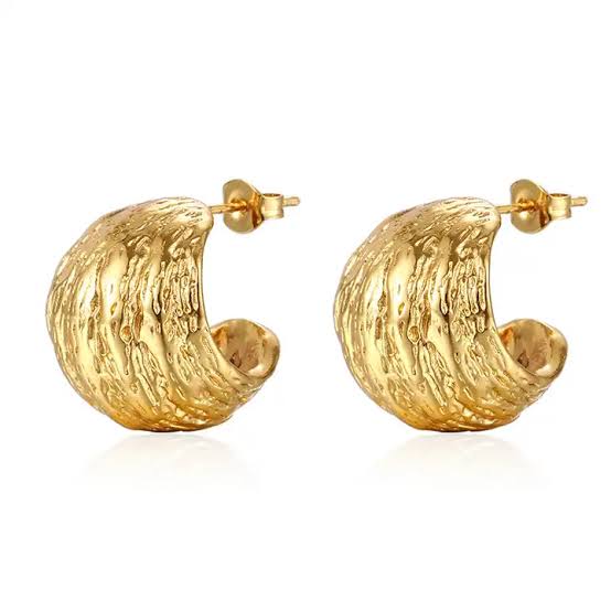 Maya Gold Hoops