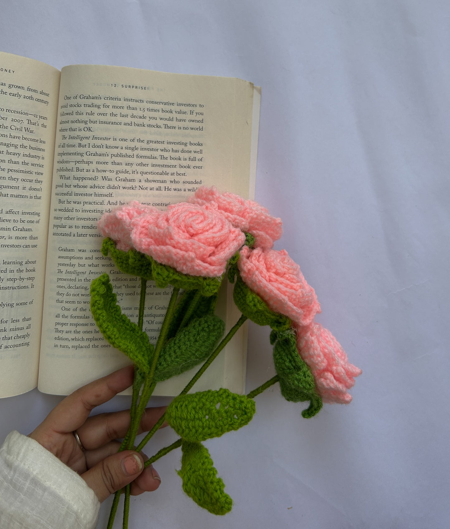 Crochet Rose - Pink