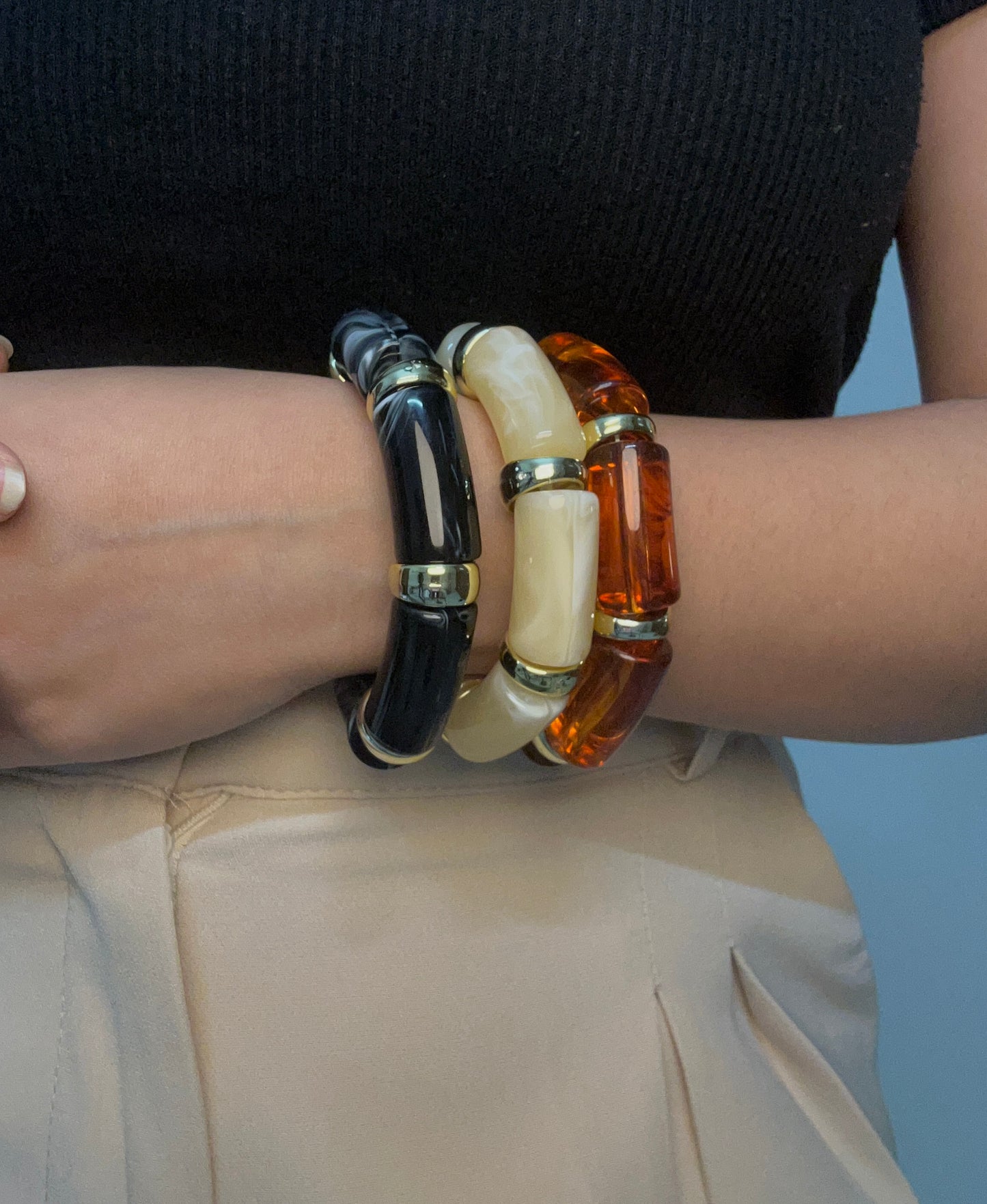 Mocha Marble stack