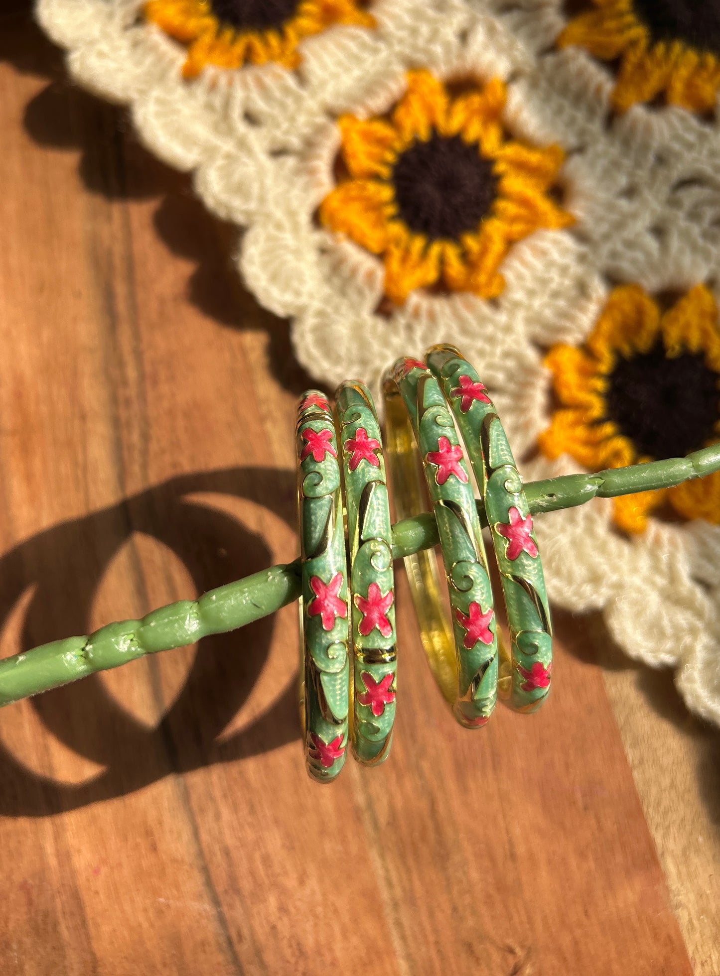 Floral summer bangle (each bangle)