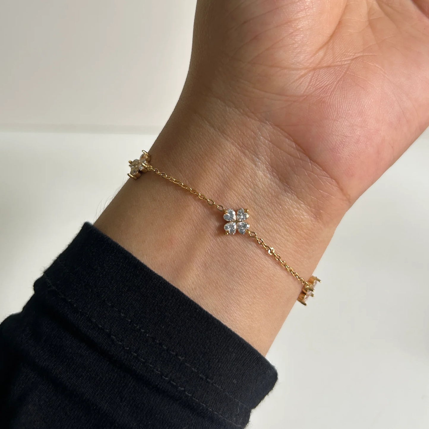 Luxe Petal Chain Bracelet