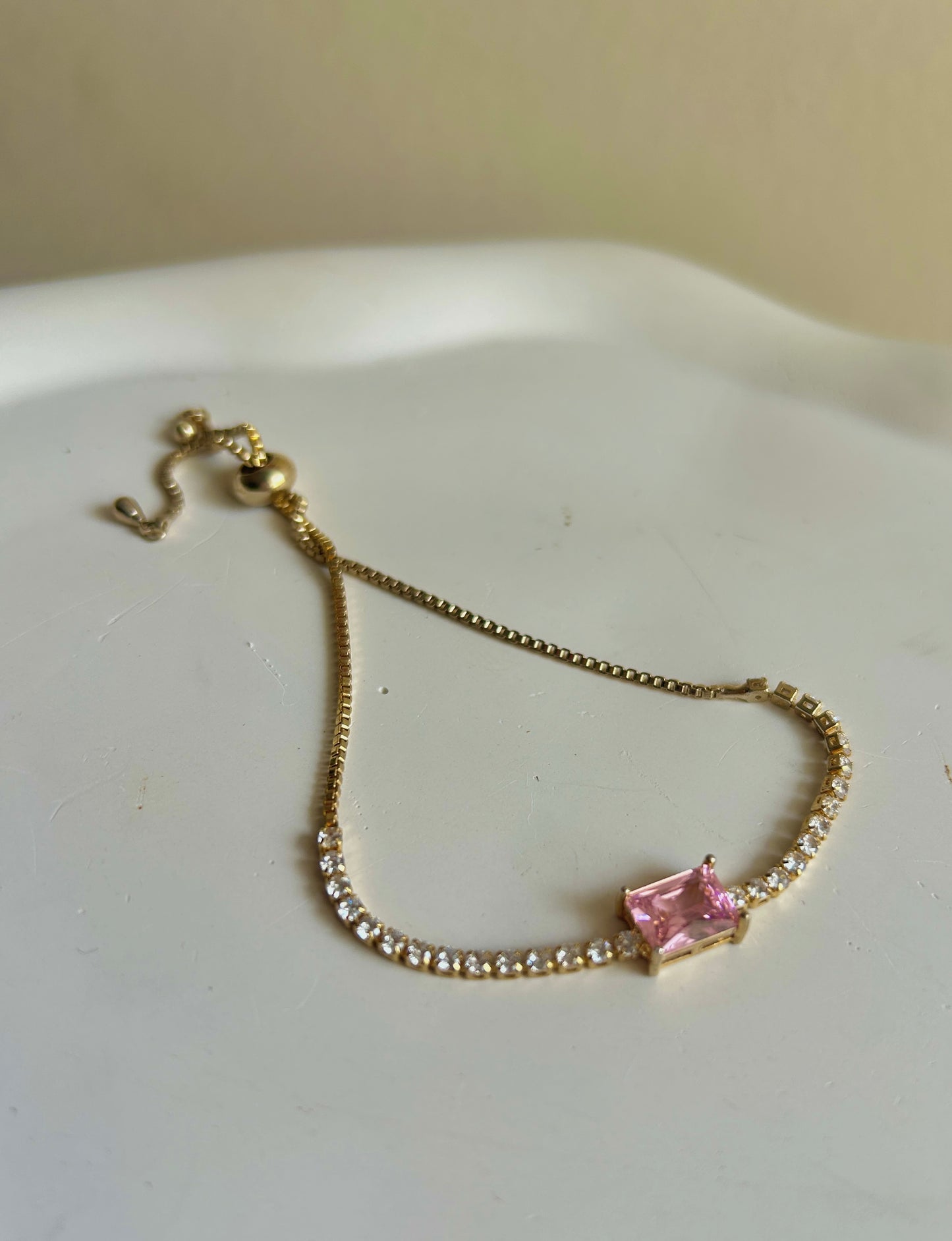 Rose Solitaire Bracelet