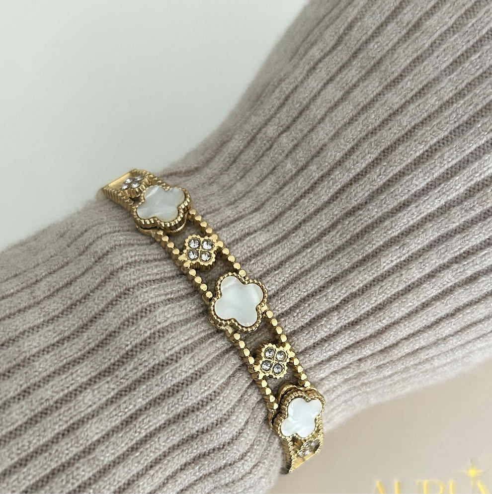 Clover Studded Bracelet